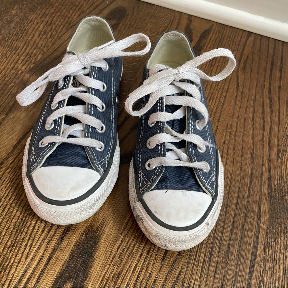 Converse Kids Navy and White Sneakers